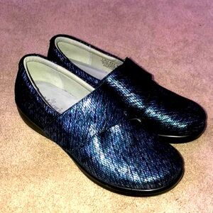 Alegria Shoes Leather Black Blue Size 40 US size 9.5